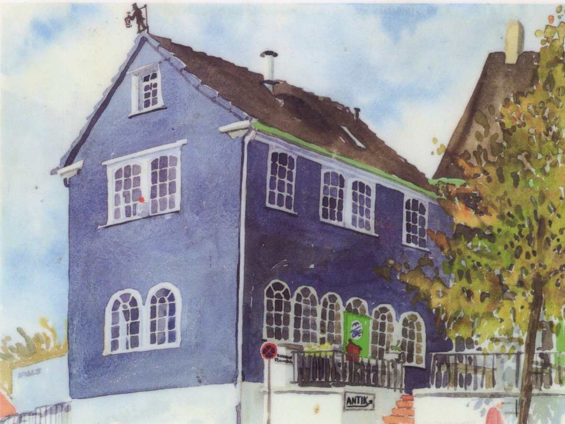 Aule Schmet Aquarell Künstler unbekannt