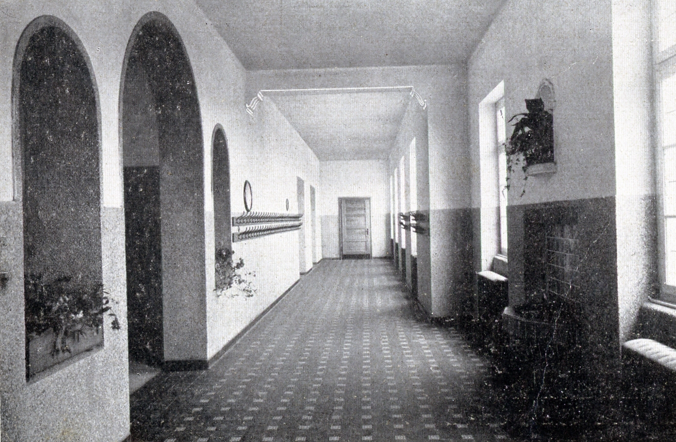 Schule Schulstrasse Flur 1926