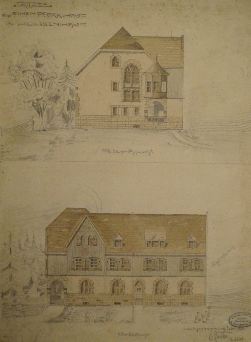 St Suitbertus Pfarrhaus Planung 1904 Bau 1911