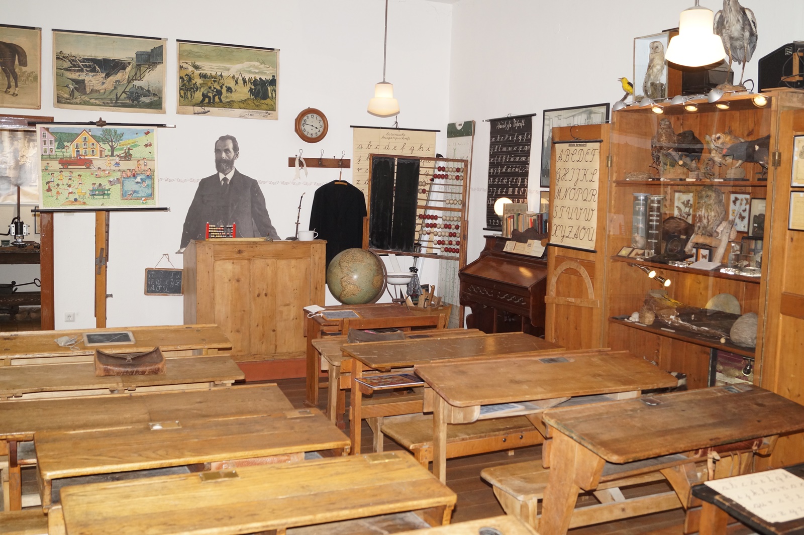 Original-Klassenraum der Abtskücher Schule im Museum Foto GVH 2019
