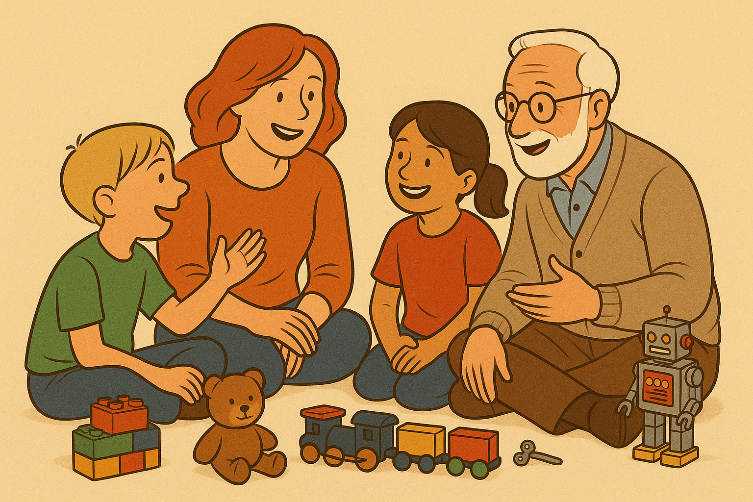Erzähl mir was vom Spielen - Generationenübergreifende Erzählwerkstatt mit Ute Kranz